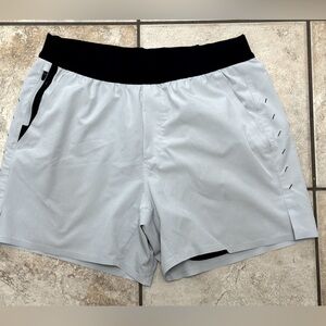 Ten Thousand Interval Shorts 5” M - Light Grey